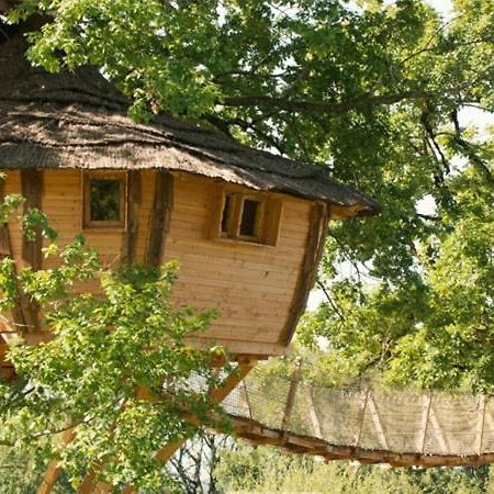Cabane Perchee Dans Les Arbres Saint-Hilaire-en-Morvan Ngoại thất bức ảnh