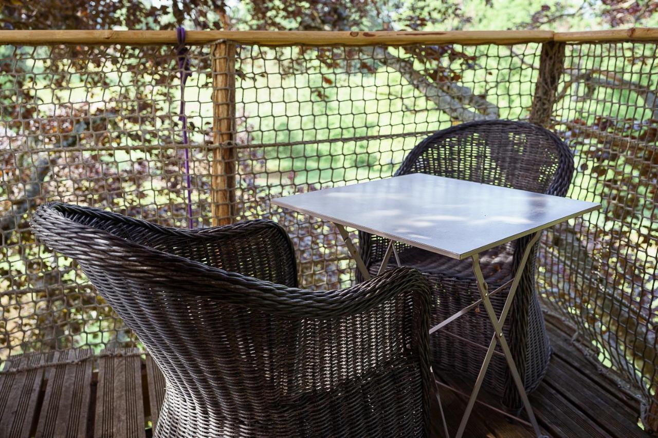 Cabane Perchee Dans Les Arbres Saint-Hilaire-en-Morvan Ngoại thất bức ảnh