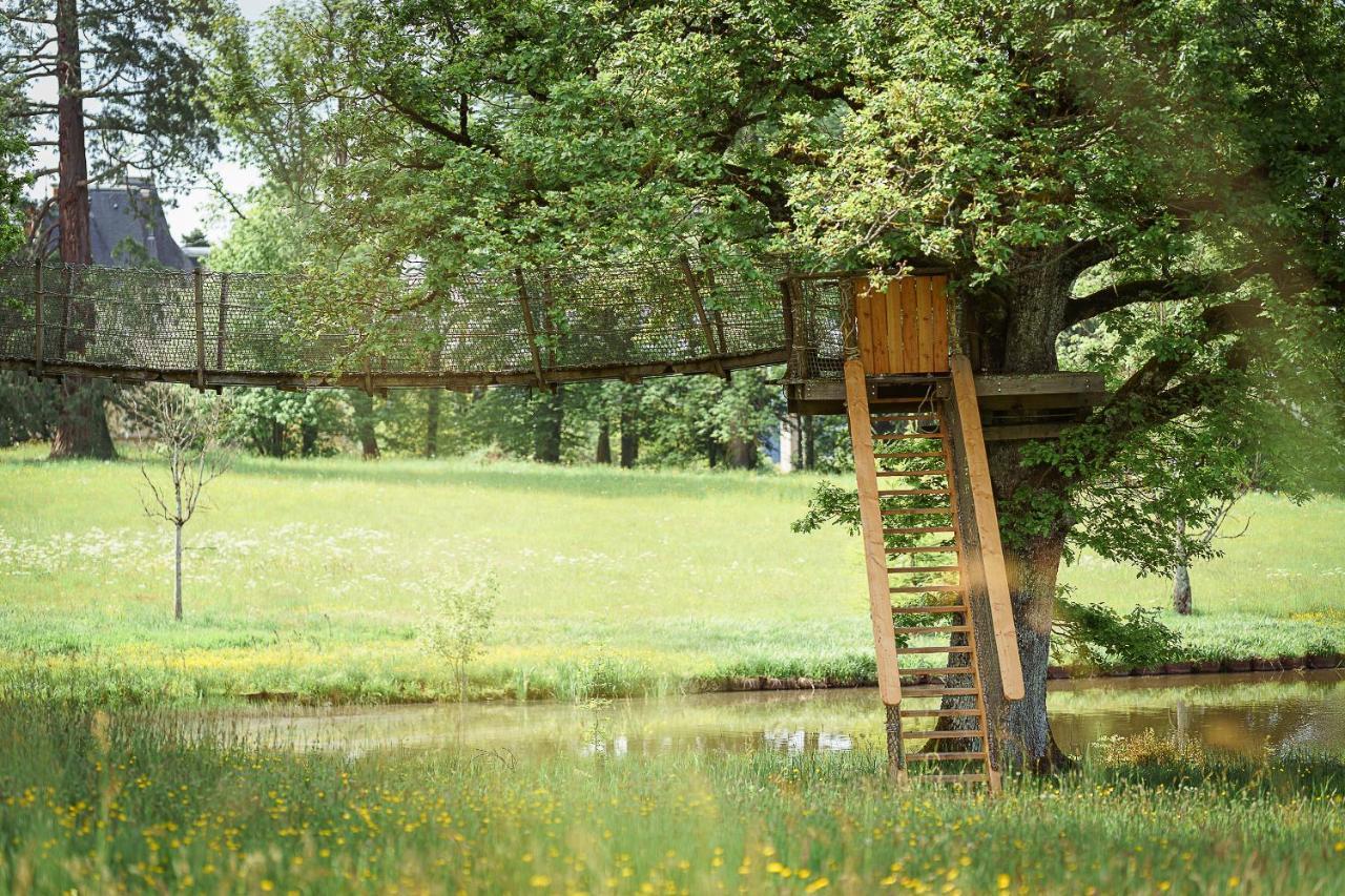 Cabane Perchee Dans Les Arbres Saint-Hilaire-en-Morvan Ngoại thất bức ảnh