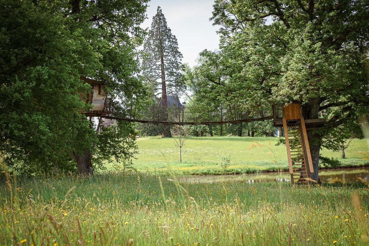 Cabane Perchee Dans Les Arbres Saint-Hilaire-en-Morvan Ngoại thất bức ảnh