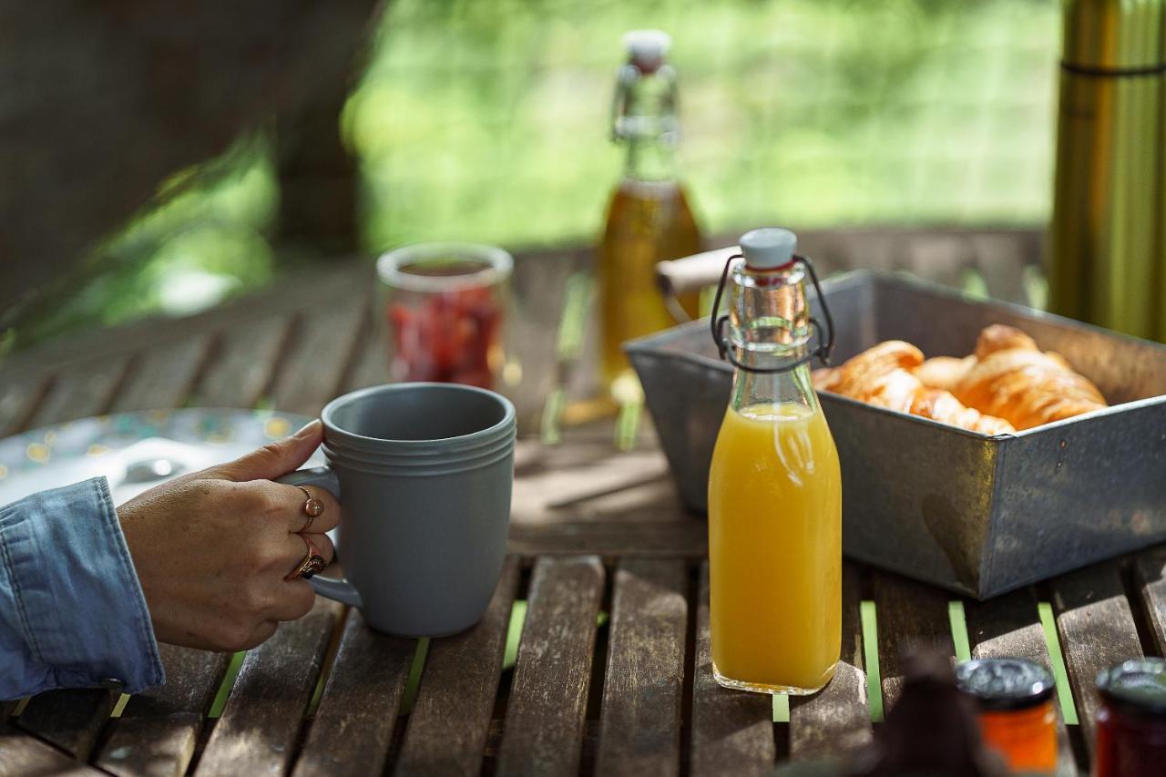 Cabane Perchee Dans Les Arbres Saint-Hilaire-en-Morvan Ngoại thất bức ảnh